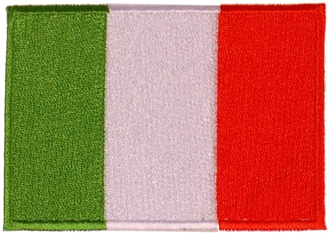 Strijkapplicatie/Patch - Vlag Ierland Eire - 8x6cm