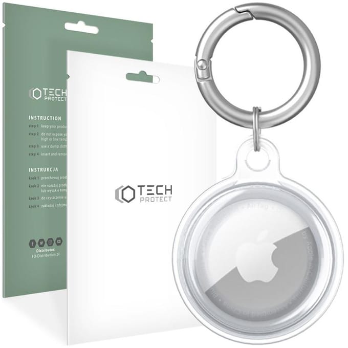 Tech-Protect Icon Case for Apple AirTag - Transparent