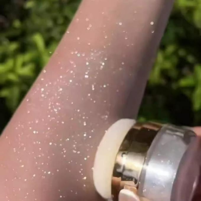 Shimmer Highlighter Poeder Body Glitter voor Bruiloft Feest Make-up white