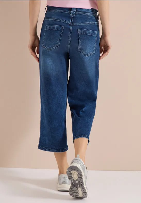 3/4 Wide Legs jeans in Loose Fit