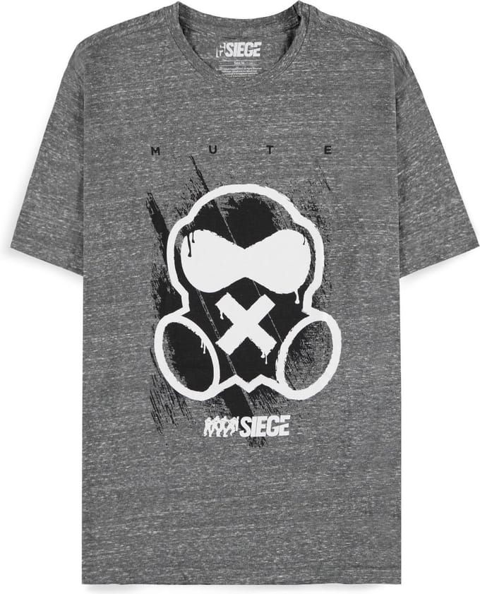 6 Siege - Mute Heren T-shirt - M - Grijs