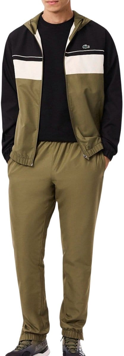 Lacoste Sport Colorblock Hooded Trainingspak Heren