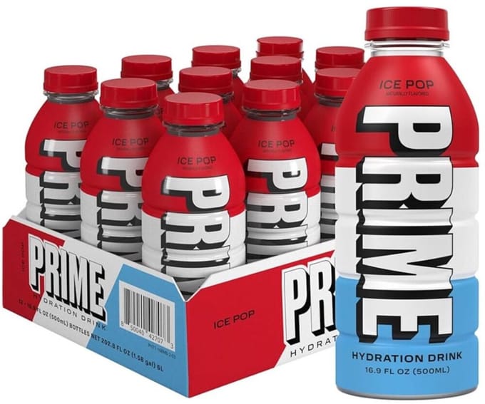 Prime Hydration PET Ice Pop - 12 x 500 ml