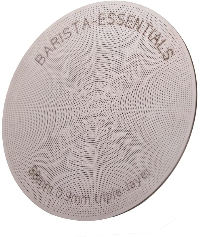 Puck Screen – 58 mm – Solid 3-Laags RVS (<1.0 mm) - Espresso