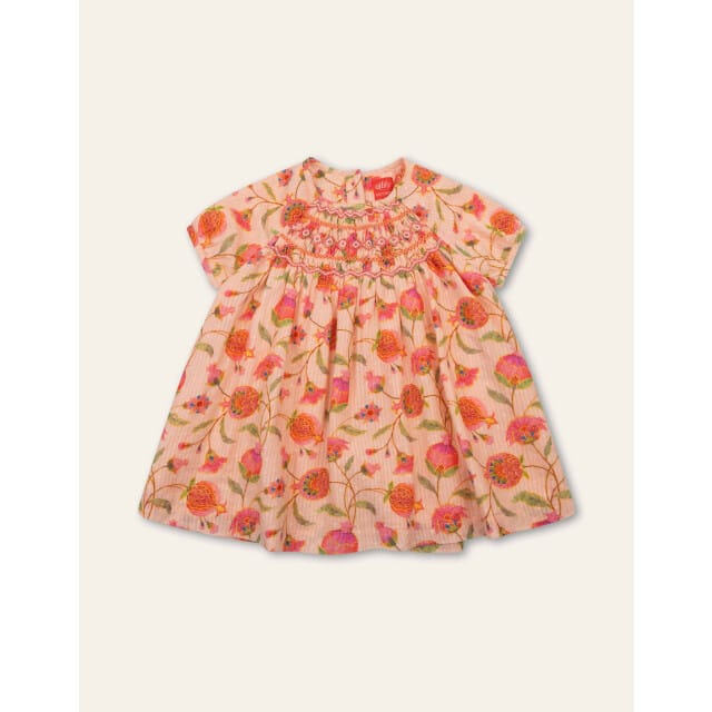 Oilily Dorissa Jurk- maat110/5yr Peach Melba