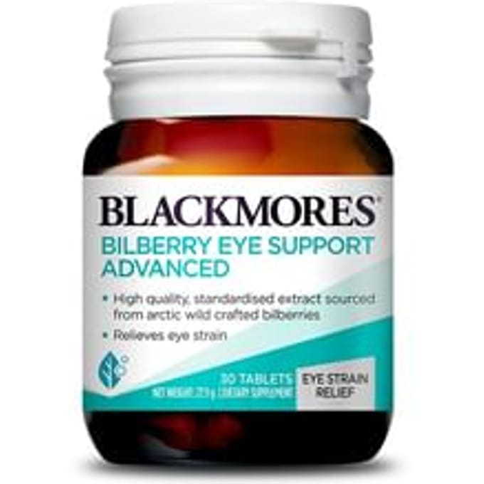 Bilberry Eye Support Advanced 30 Tablets
