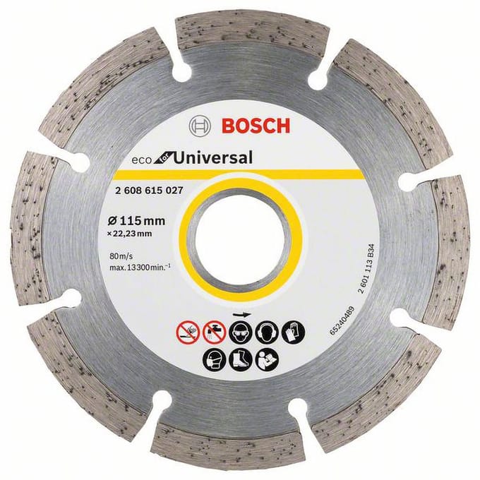 Bosch Eco for Universal - Diamantschijf - 115 mm - Segment