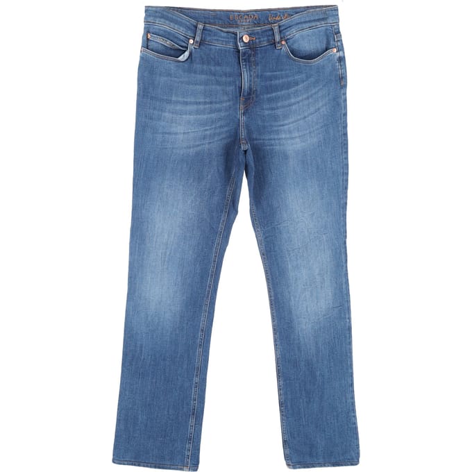 Escada Sport Straight-Leg Jeans in blauwe katoenen denim