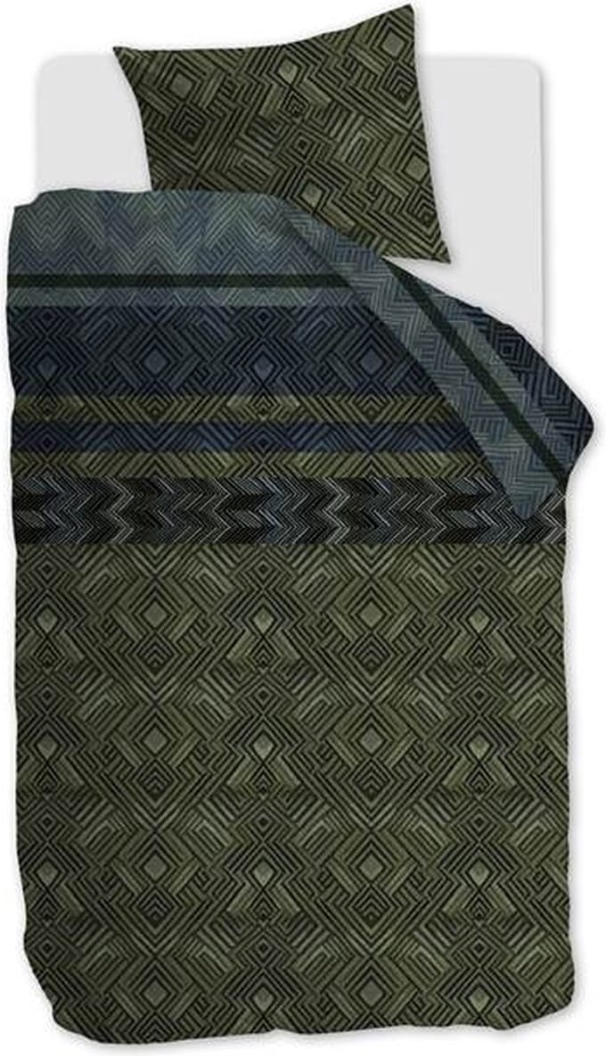 Snoozing Ferry Dekbedovertrek - Eenpersoons - 140x200/220 cm - Green