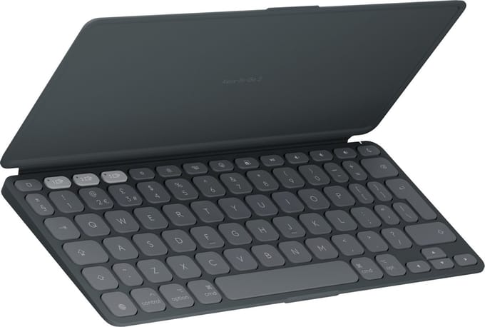 Logitech Keys-To-Go 2 - Draadloos Tablettoetsenbord - Bluetooth - Qwerty US - Zwart
