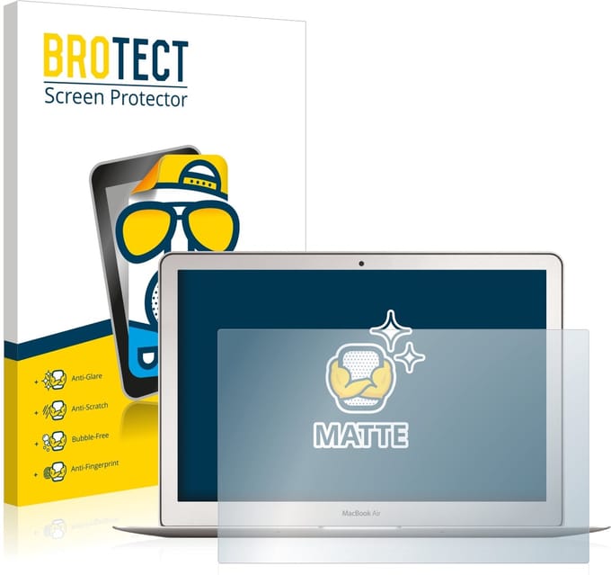 BROTECT - Screenprotector voor Apple MacBook Air 13" (Begin 2015) - Folie Beschermfolie matte 2 Stuks