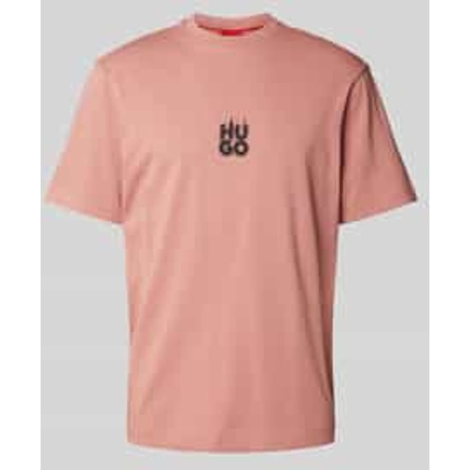 T-shirt met labelprint, model 'Dalsar'