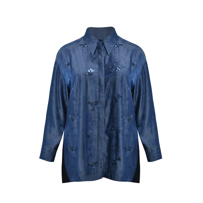 Dameshemd met lange mouwen Mat Fashion