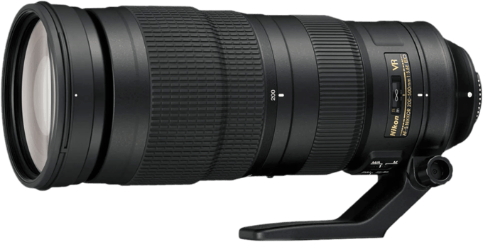 AF-S Nikkor E 200-500mm f/5.6 ED VR  Nikon FX