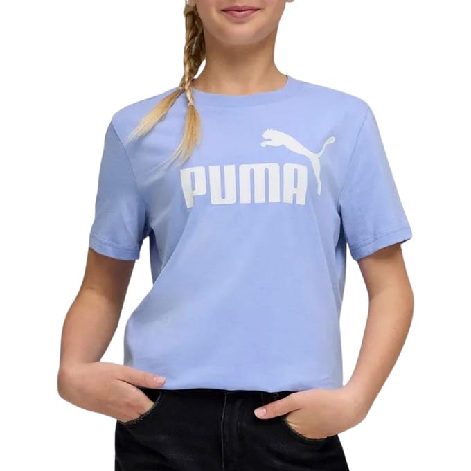 PUMA ESS No. 1 Logo Tee G Meisjes T-shirt - Intense Lavender