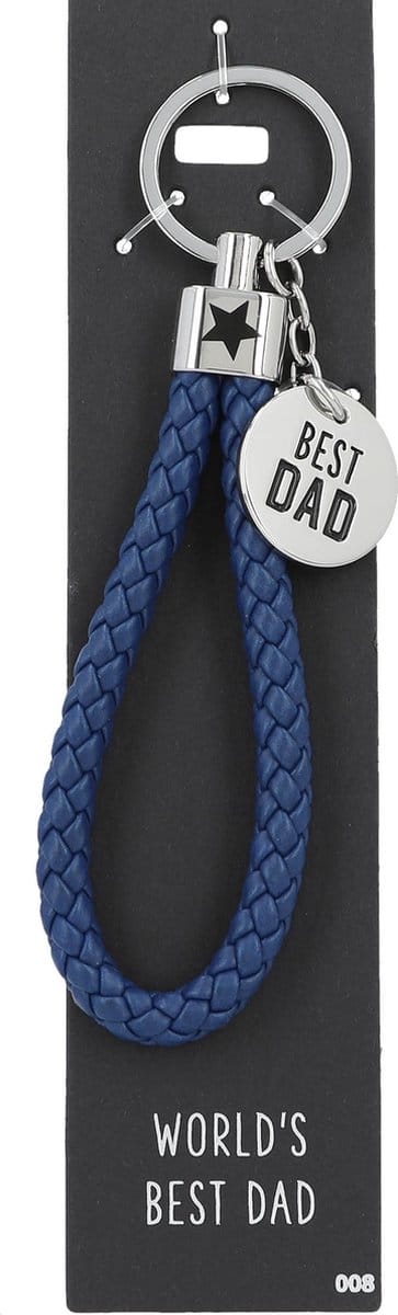 Depesche - Sleutelhanger "Do not forget me!" - motief 008 met de tekst "Best Dad"