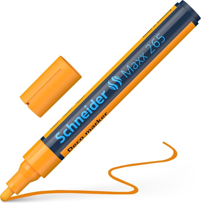 Schneider krijtmarker - Maxx 265 - oranje - krijtstift - S-126506