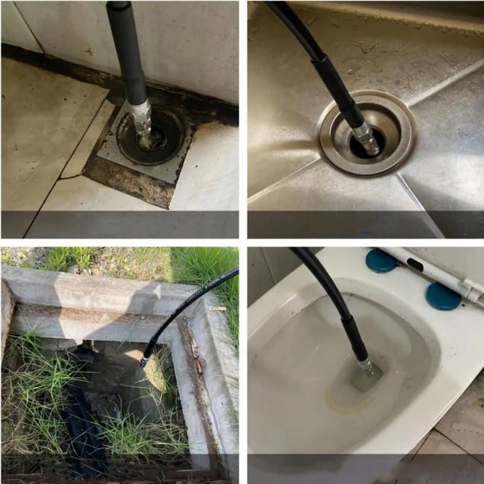 Rosfix HydroClean 15M Hogedrukslang - 1/4" 155bar - 15 m, M22/1/4" NPT - Geschikt voor Kärcher
