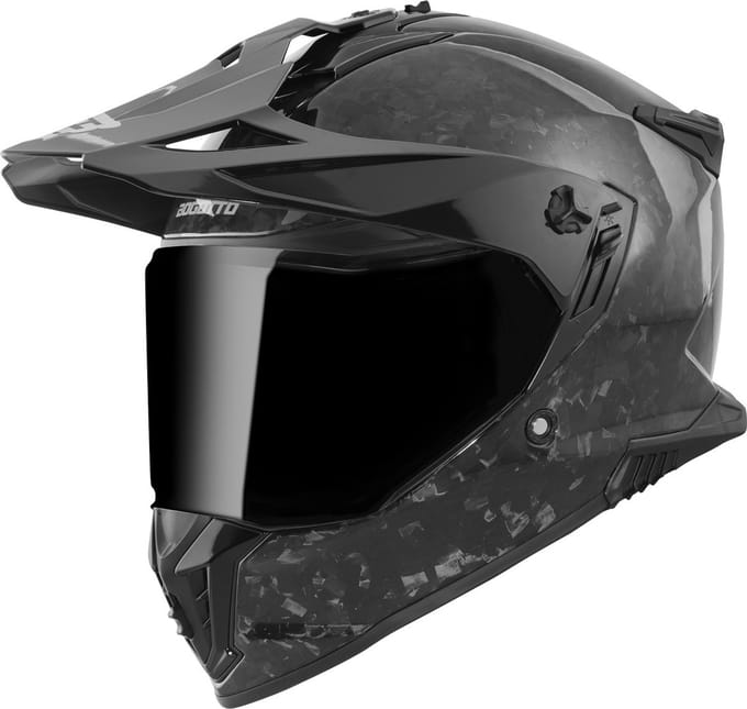 Bogotto FG-601 Forged Carbon Zwart Enduro Helm - Helm