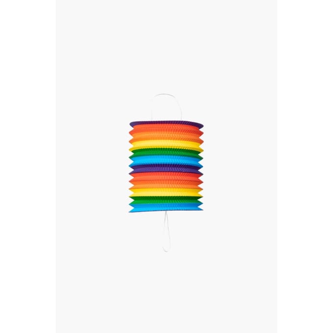 Wefiesta Lampion 16 Cm Papier Regenboog