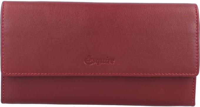 Esquire Peru Portemonnee RFID Leer 18,5 cm - Dames - Horizontaal - rot
