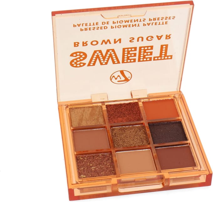 W7 Pressed Pigment Oogschaduw Palette - Sweet Brown Sugar