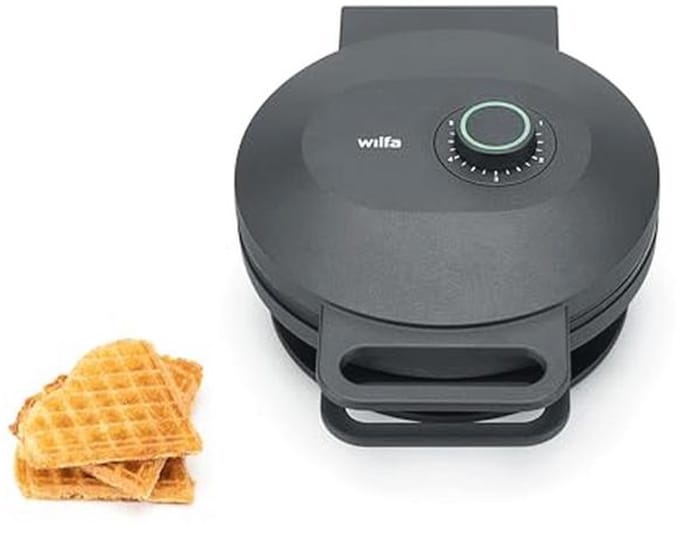 Wafelijzer 900 Watt met 20 cm Bakoppervlak en 5 Temperatuurinstellingen