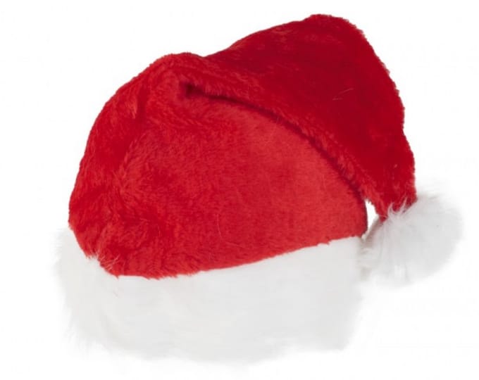 Kerstmuts pluche goedkoop