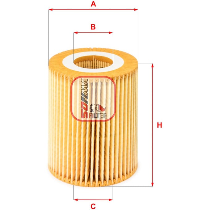 Oliefilter SOFIMA S 5069 PE