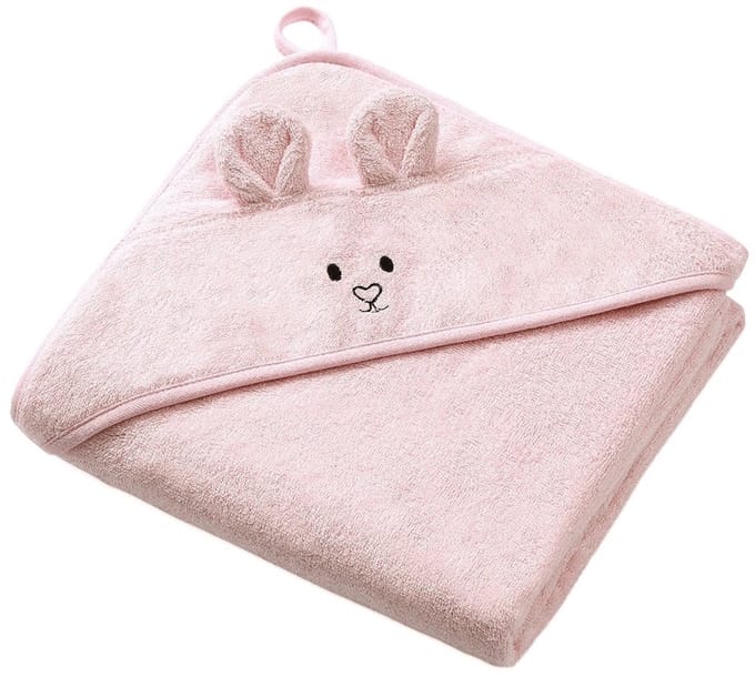 Baby Ono Bamboo Roze 100 x 100 cm Badcape