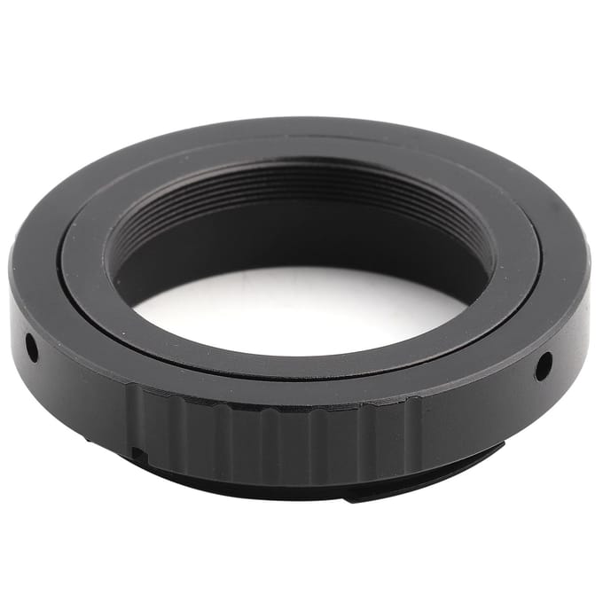 T2 T Mount Aluminium Lens Adapter Ring voor Canon EOS EF DSLR 650D 60D 550D black