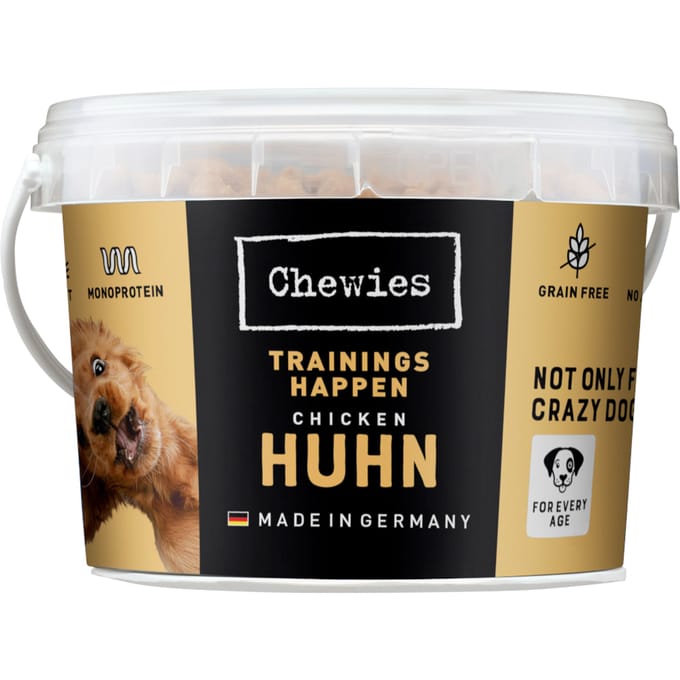 2x300g Mono-Eiwit Trainingssnack Kip Chewies Hondensnacks