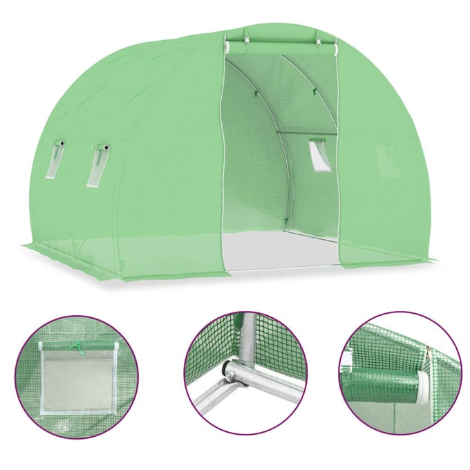 vidaXL - Kas - 6 - m² - 3x2x2 - m