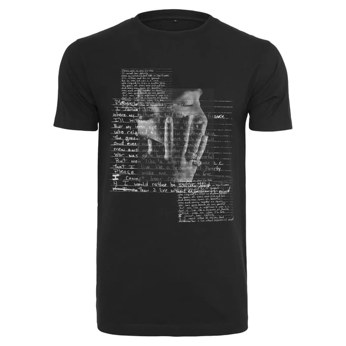 Mister Tee Tupac - Tupac Lyrics Heren T-shirt - M - Zwart
