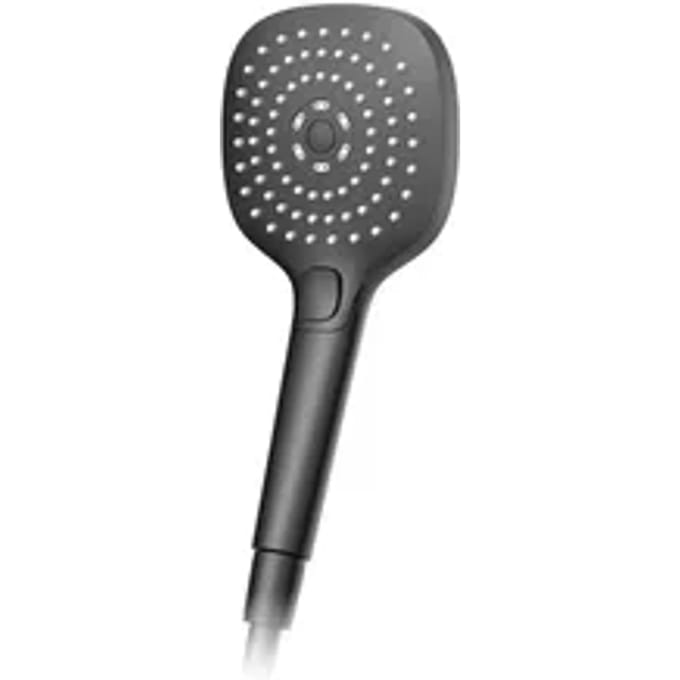 Aquavive Handdouche - 123mm - 3 Stralen - Mat/zwart