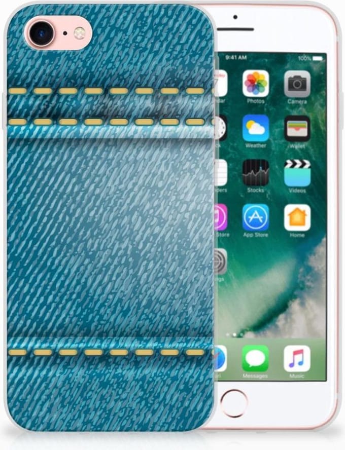 iPhone SE 2022 | SE 2020 | 8 | 7 Silicone Back Cover Jeans