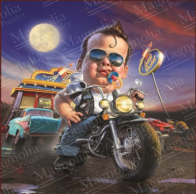 Magnolia puzzel Bottle Rocket Diner - legpuzzel 1023 stukjes multicolor.