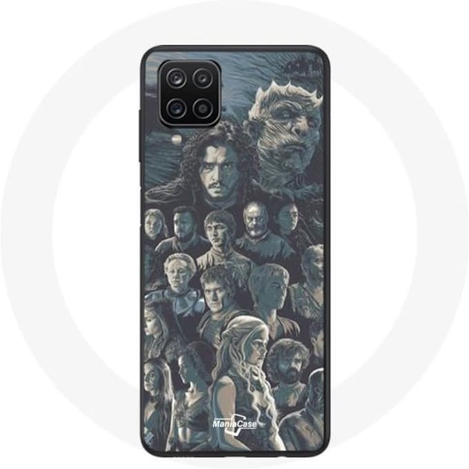 Coque - Game of Thrones - Samsung Galaxy A12 - Souple - Gris - Protection gris