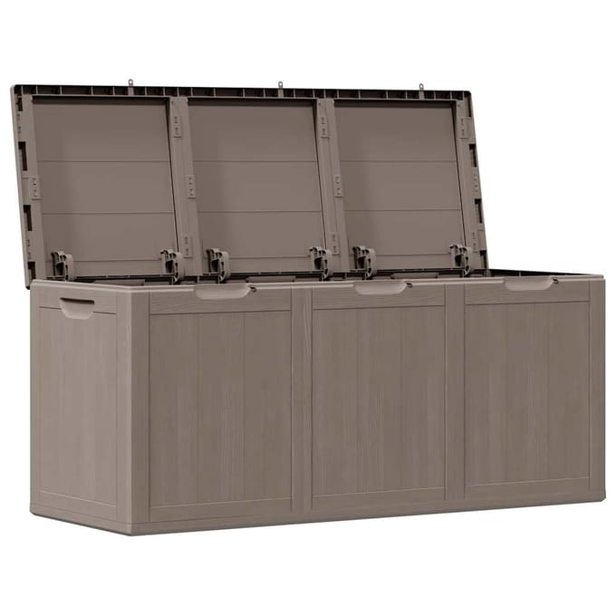 vidaXL - Tuinbox - 270 - L - PP - houtlook - bruin