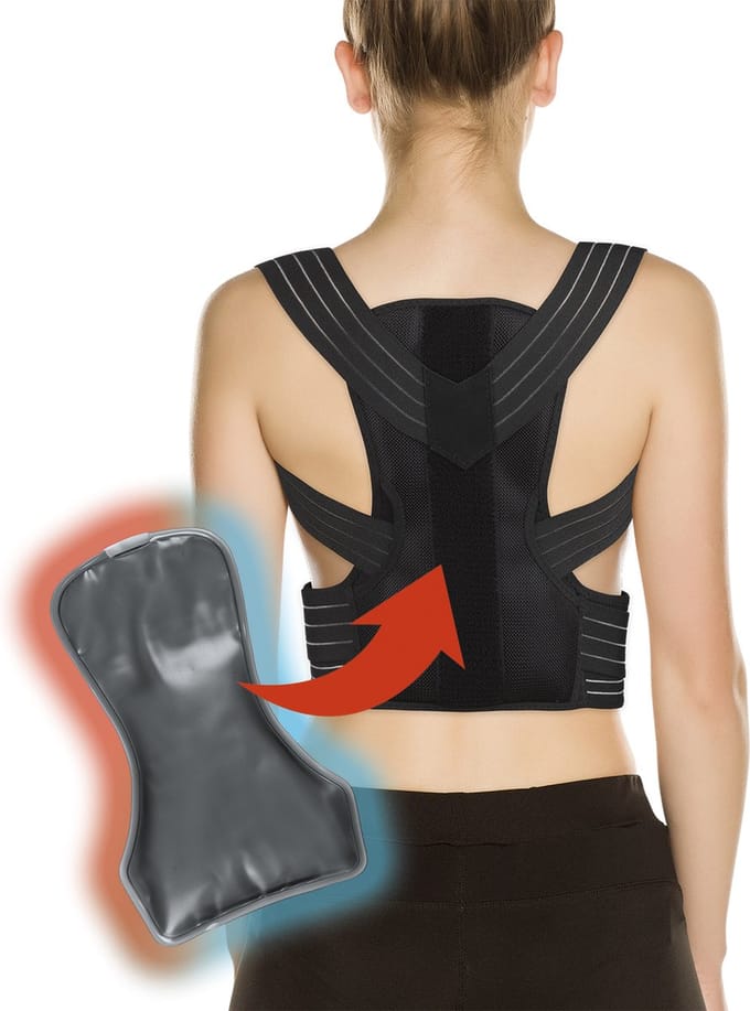 MAXXMEE Rugcorrectie met Gelpad 2in1 S/M