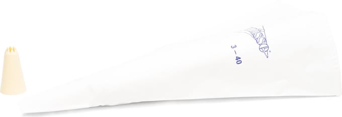 Patisse Slagroom Spuitzak 40 cm + Spuitmondje