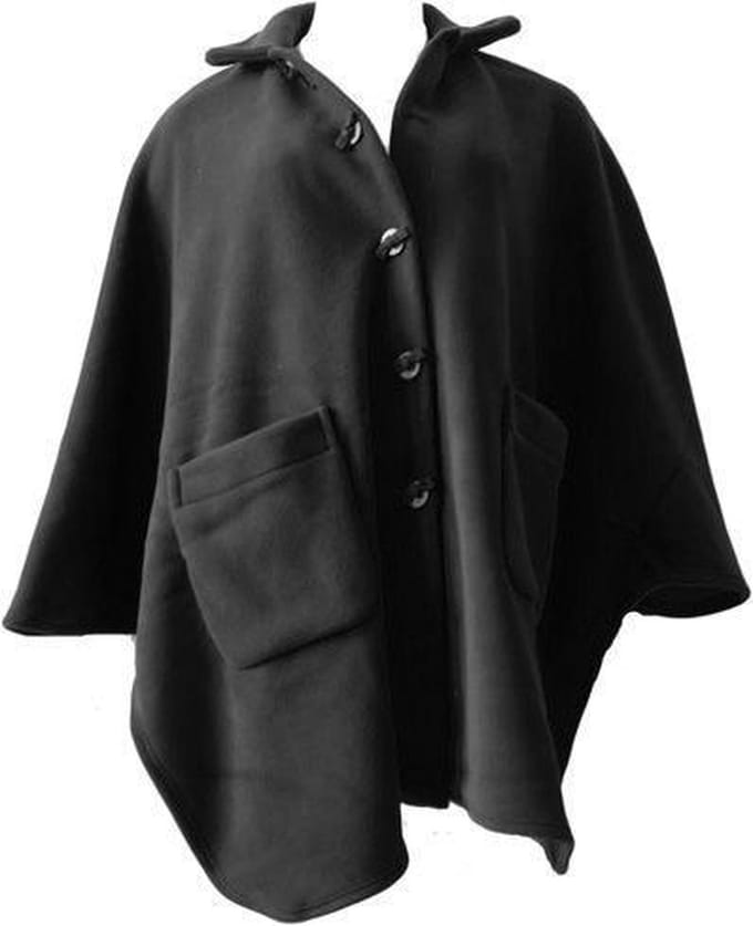Rolstoel Poncho Fleece / Scootmobiel Poncho Fleece - Grijs