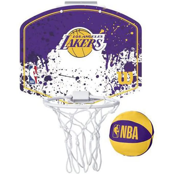 Wilson NBA NBA Team Mini Hoop Los Angeles Lakers Merchandise Veelkleurig