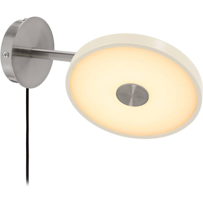 UMAGE LED wandlamp Asteria Short, wit, staal, stekker