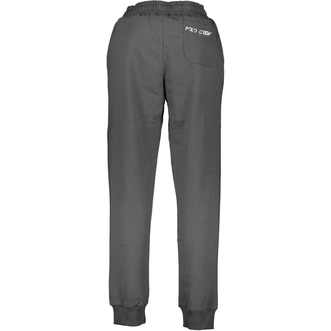 La Martina Heren Grijze Katoenen Joggingbroek