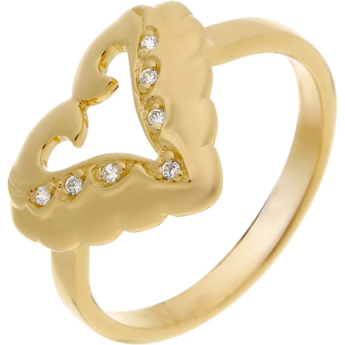 Orphelia Dames 925 Sterling Zilveren Ring - Goud ZR-3936/1