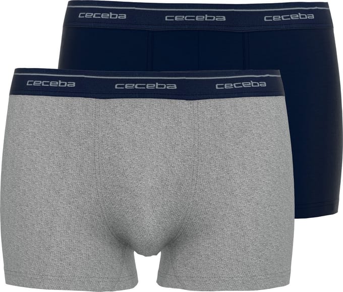 CECEBA Monza 2-pack Heren Boxer - Blauw/Grijs