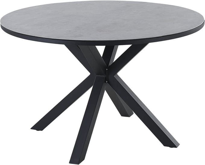 MALETTO - Tuintafel - Grijs - 120 x 120 cm - Aluminium