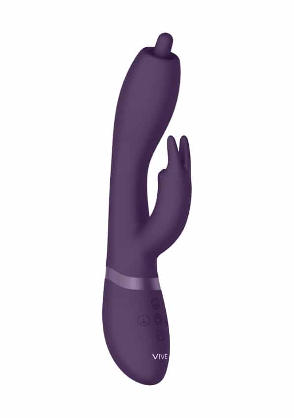 VIVE by Shots - Nilo - Pinpoint Rotating G-spot Rabbit - Purple