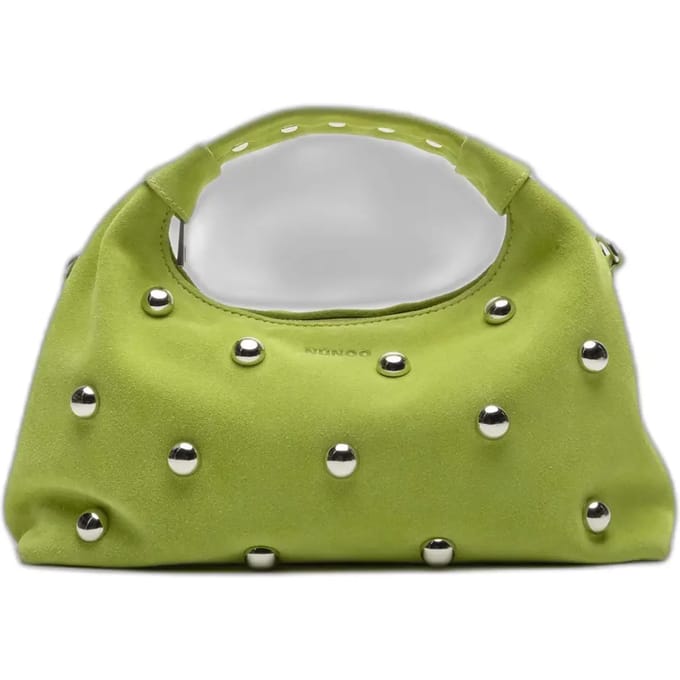 Núnoo Dandy Rivet Suede Lime Taglia: OS | Borse a mano Outlet | Unisex | Verde